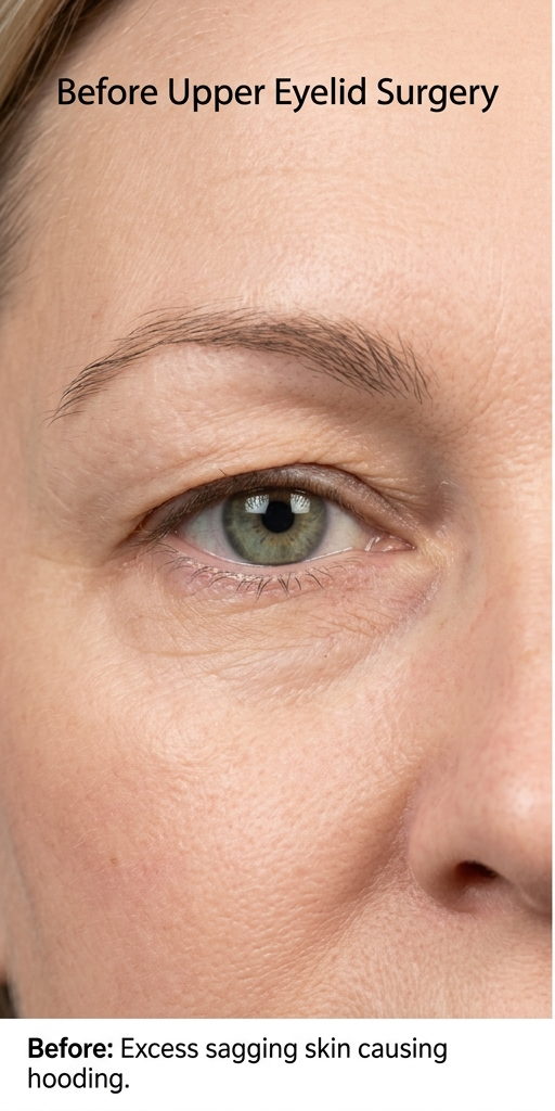 Eyelid Before Surgery
